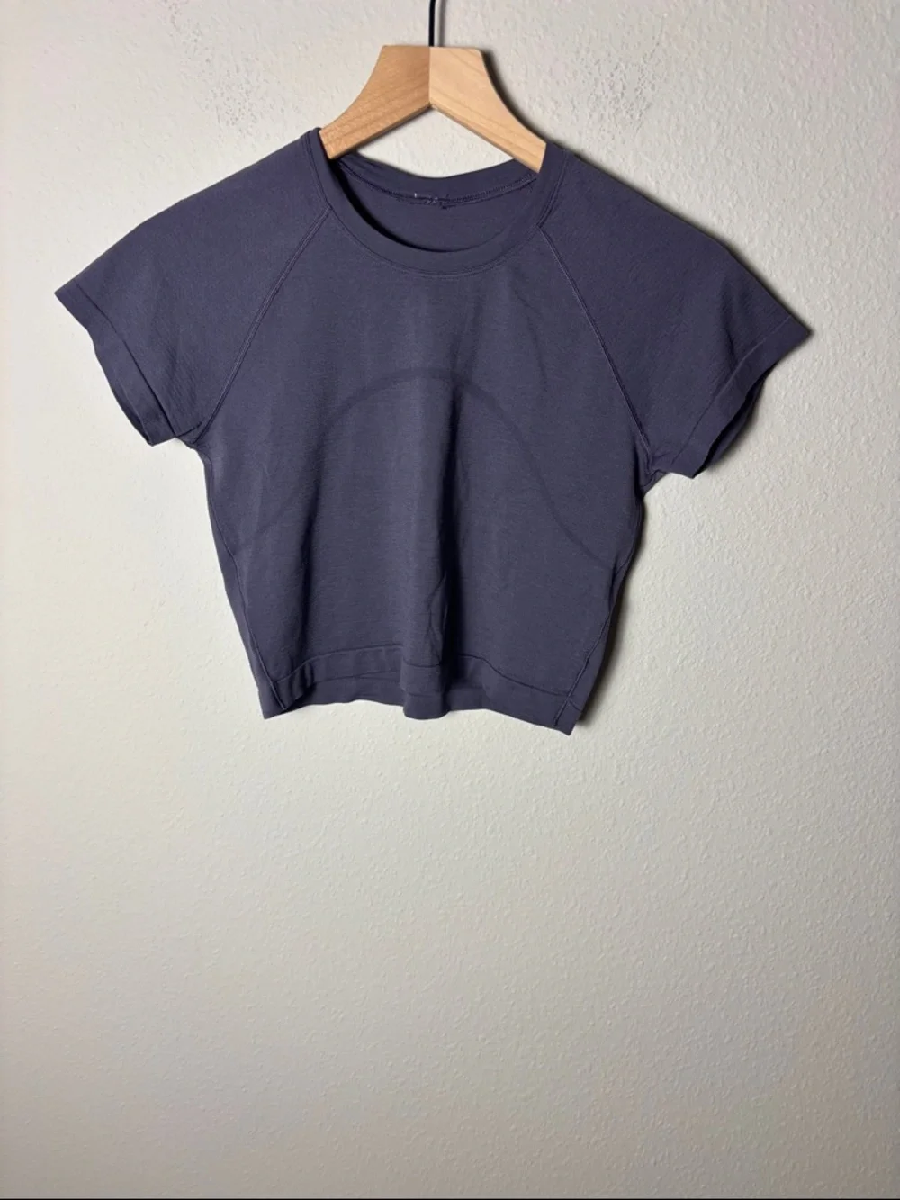 Lululemon Swiftly Tech Cropped Short-Sleeve Shirt 2.0 Nightfall W3GZHS - Picture 1 of 3
